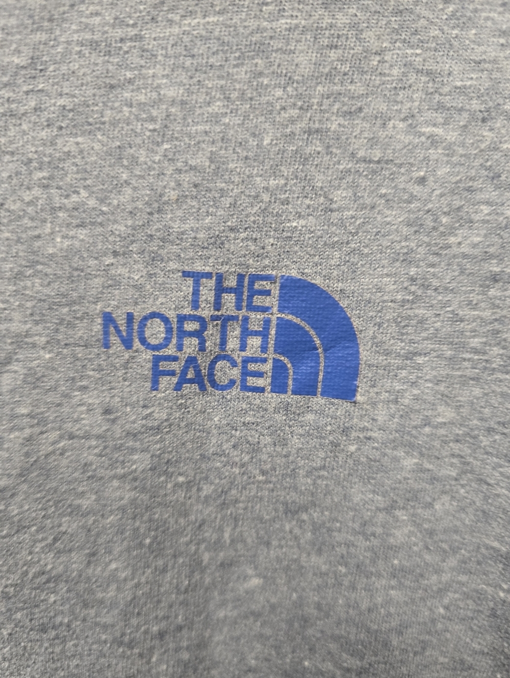 The North Face Boys Heather Gray Long-Sleeve Henley with Blue Logo - Picture 4 of 4